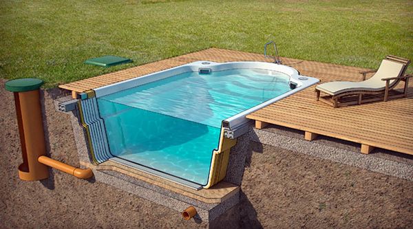 Конструкция композитных бассейнов и их преимущества использования