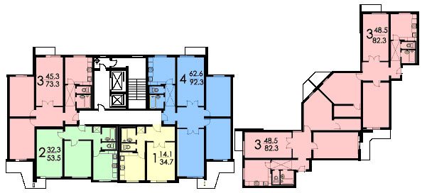Перепланировка недели: двухкомнатная квартира в доме серии П-3М — INMYROOM