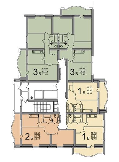 ПБ-02 планировка квартир
