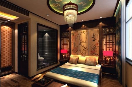 Спальня в восточном стиле китайское направление