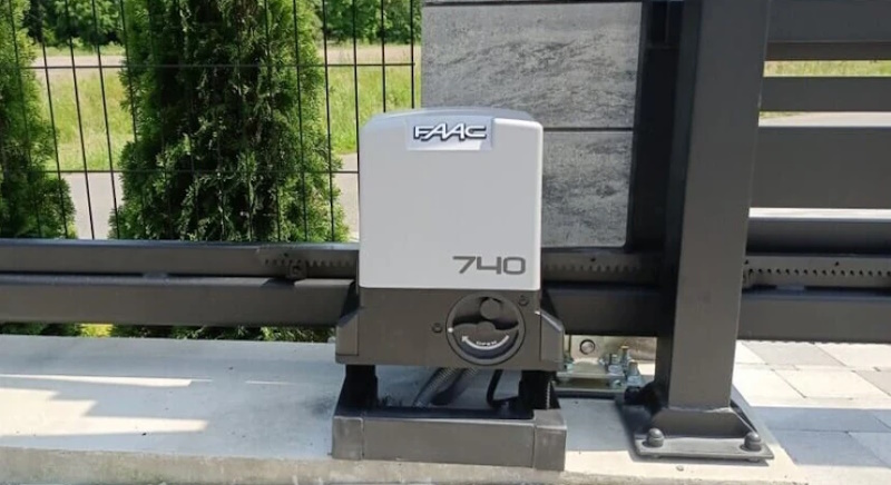 цена установки мотора на ворота