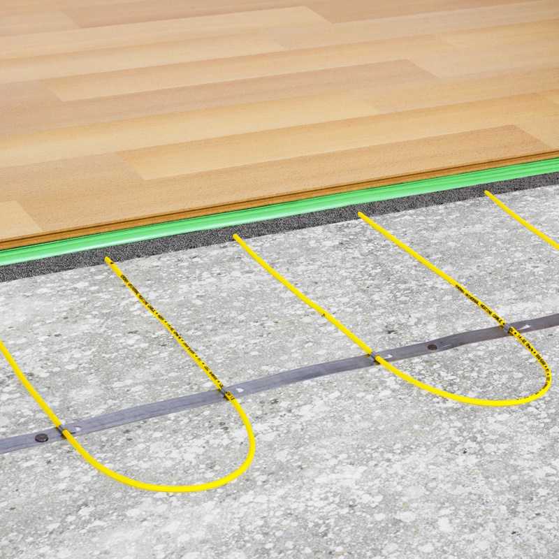 Тепла підлога під ламінат без стяжки