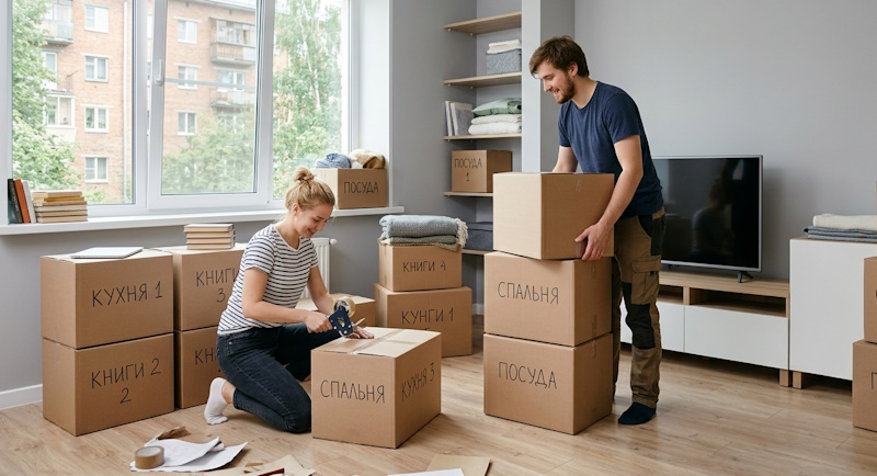Переезд из съемной квартиры
