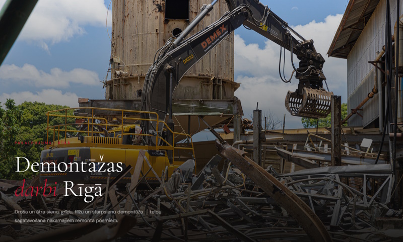Demontāžas darbi Rīgā