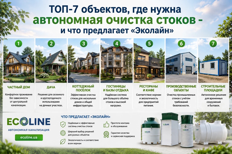 автономная очистка стоков
